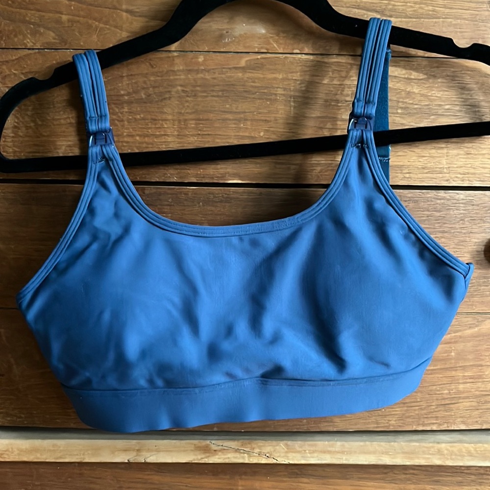 Cadenshae Blue Freedom Nursing Bra Size XS